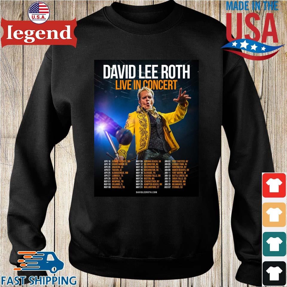 David Lee Roth Live In Concert 2026 North America T-Shirt - Image 5
