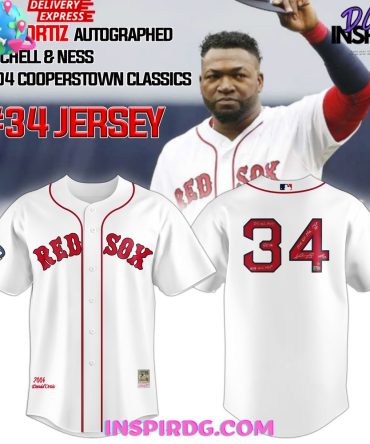 David Ortiz Boston Red Sox Mitchell And Ness 2004 Baseball Jersey