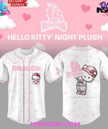 Dayton Dragons Hello Kitty Night 2025 Baseball Jersey