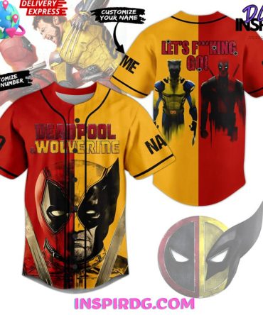 Deadpool Wolverine Customized Baseball Jersey