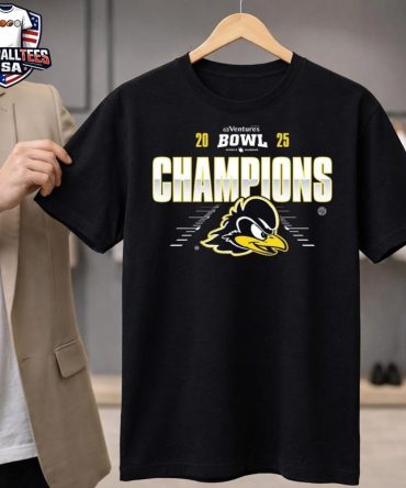 Delaware Fightin' Blue Hens Are 68 Ventures Bowl 2025 Champions Ncaa Football Logo Unisex Shirt