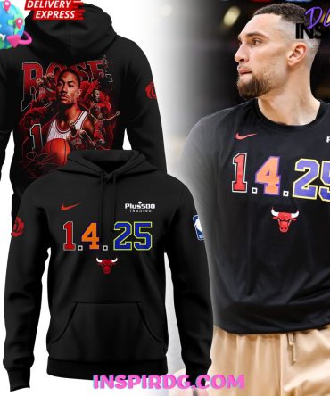 Derrick Rose 1.4.25 Chicago Bulls All Over Print Hoodie, 3D Hoodie