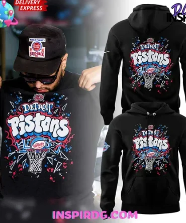 Detroit Pistons 313 Collection Special All Over Print Hoodie