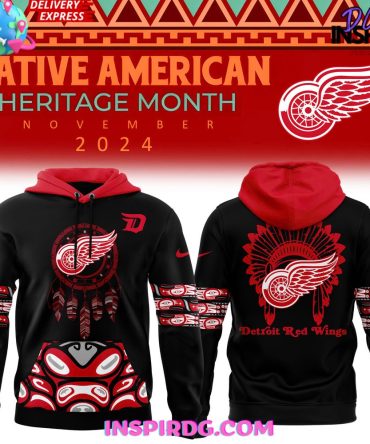 Detroit Red Wings Native American Heritage Month Special Hoodie