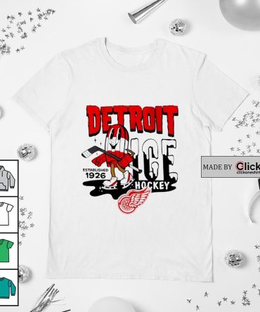 Detroit Red Wings Ice Hockey Established 1926 Popsicle Shirt