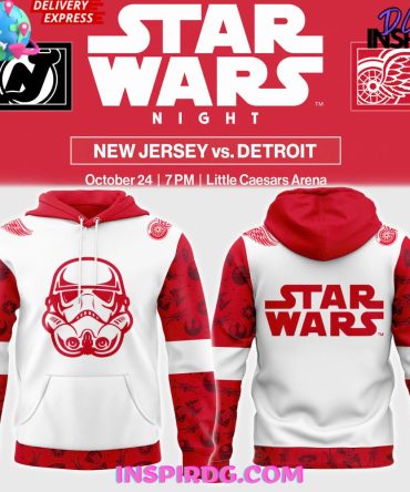 Detroit Red Wings X Star Wars Night 2024 Hoodie