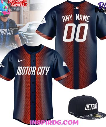 Detroit Tigers City Connect 2024 Custom Baseball Jersey