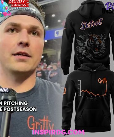Detroit Tigers Gritty 2024 Black Hoodie