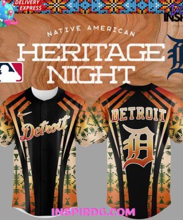 Detroit Tigers Native American Heritage Night 2025 Baseball Jersey