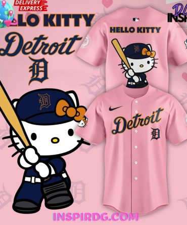 Detroit Tigers X Hello Kitty 2024 Baseball Jersey