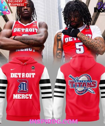 Detroit Titans Mercy Men’S Basketball Our City Uniform All Over Print Hoodie, 3D Hoodie