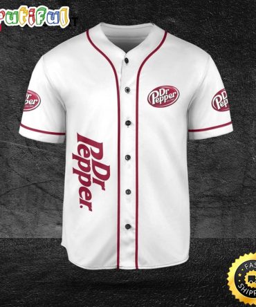Dr.Pepper White Beer Lovers Baseball Jersey