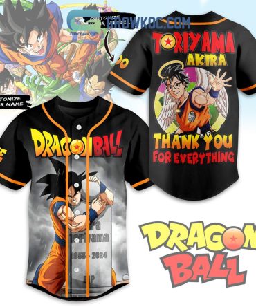 Custom Dragon Ball Baseball Jersey – Anime Tribute Design, Personalize Your Name!