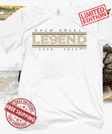 Drew Brees Le9End T-Shirt Nflpa Licensed