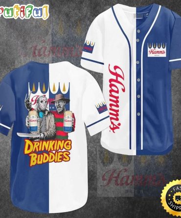 Drinking Buddies Hamm'S Beer Baseball Jersey