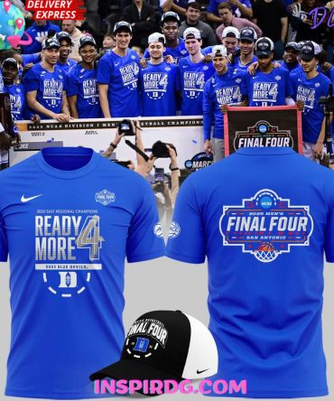 Duke Blue Devils 2025 Ncaa Final Four Regional Champions Locker Room T-Shirt