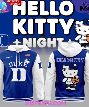 Duke Blue Devils Basketball X Hello Kitty Night Hoodie