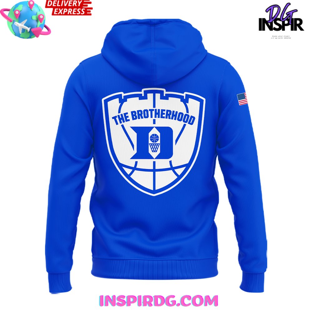 Duke Blue Devils The Brotherhood 2024 Hoodie - Image 3