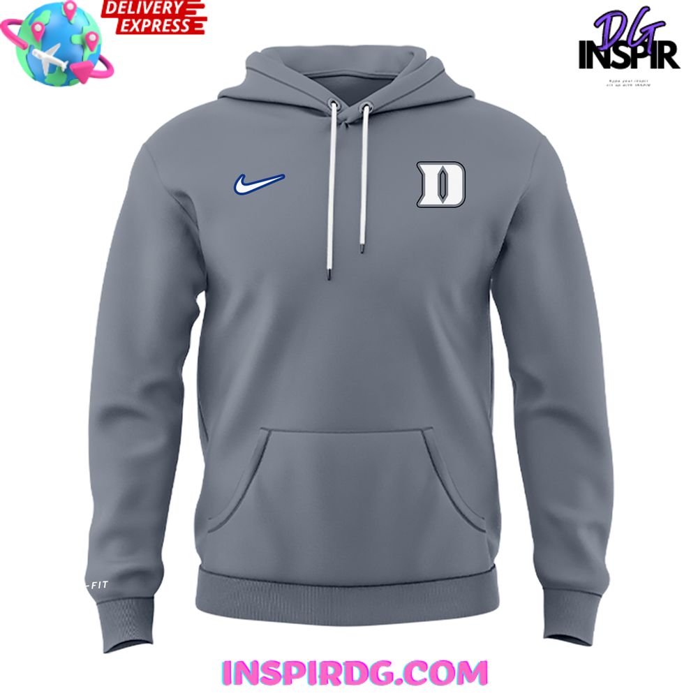 Duke Blue Devils The Brotherhood Special Grey Hoodie - Image 2