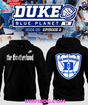 Duke Blue Planet The Brotherhood 2024 Black Hoodie