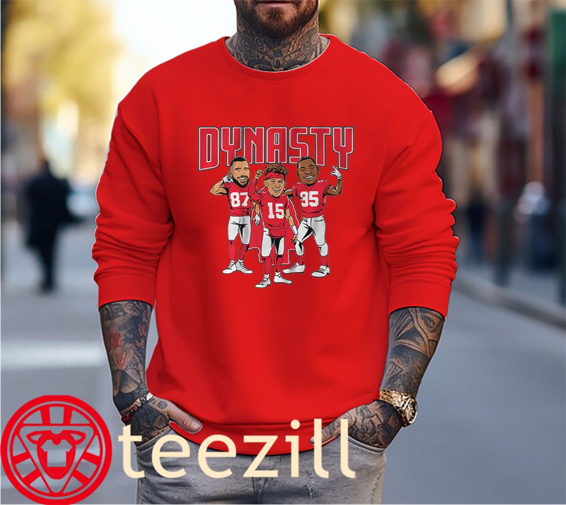 Dynasty Caricatures Kansas City Chiefs T-Shirt - Image 2