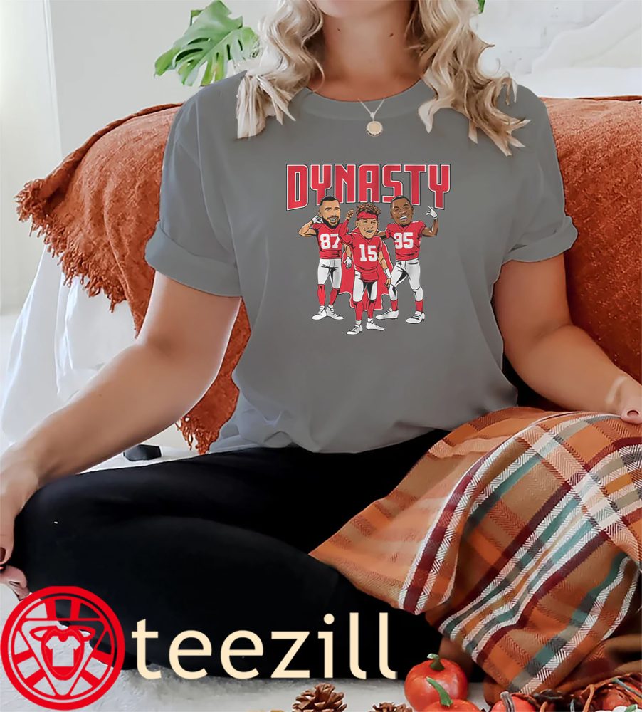 Dynasty Caricatures Kansas City Chiefs T-Shirt - Image 4