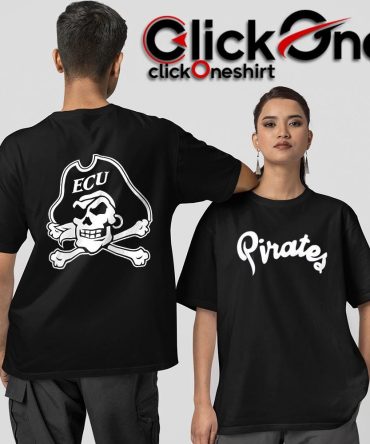 Ecu Pirates Military Bowl Coach Blake Harrell Sideline Two-Sided T-Shirt