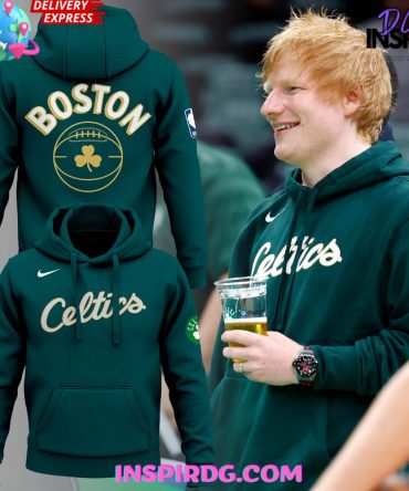 Ed Sheeran Boston Celtics Limited Edition Hoodie
