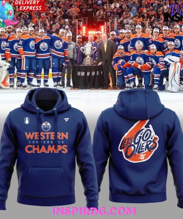 Edmonton Oilers 2024 Western Conference Champions Hoodie