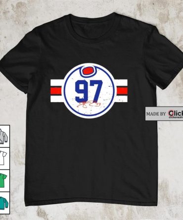 Edmonton Oilers Connor Mcdavid 97 Signature Shirt