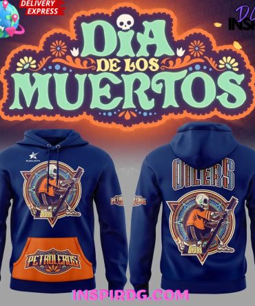 Edmonton Oilers Dia De Los Muertos Special Hoodie