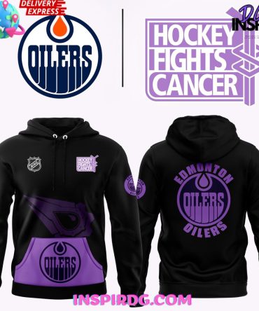 Edmonton Oilers Hockey Fights Cancer 2024 Hoodie