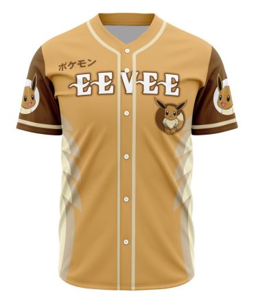 Stylish Eevee Baseball Jersey - Perfect For Pokémon Fans & Collectors!