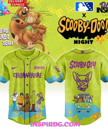 Scooby-Doo Baseball Jersey - Vibrant Green Design For Fans - Limited Edition Chihuahuas Theme
