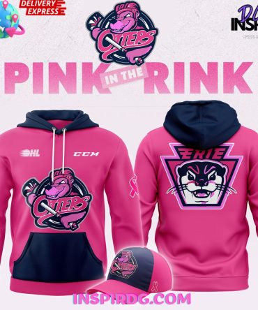 Erie Otters X Pink In The Rink Night 2024 Hoodie