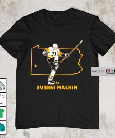 Evgeni Malkin 71 Pittsburgh Penguins State Star Shirt