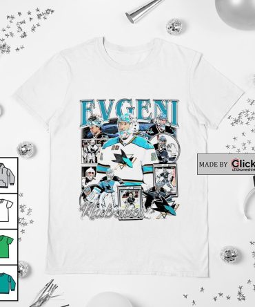 Evgeni Nabokov San Jose Sharks All Time Graphic Shirt
