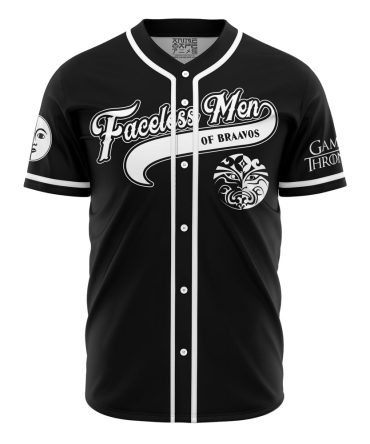 Faceless Men Of Braavos Jaqen Game Of Thrones Baseball Jersey