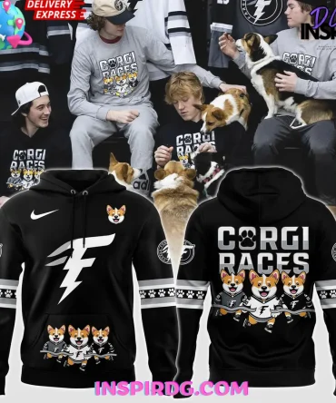Fargo Force Corgi Races Limited Edition All Over Print Hoodie