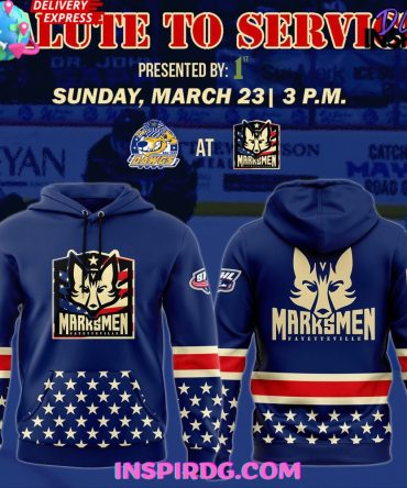 Fayetteville Marksmen Salute To Service 2025 All Over Print Hoodie, 3D Hoodie