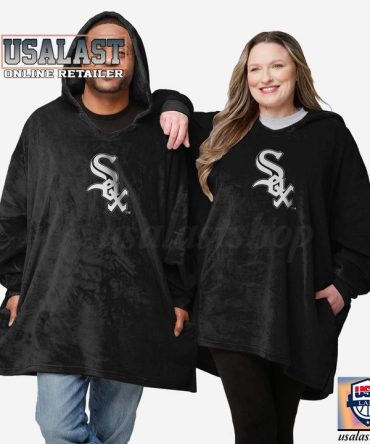 New Mlb Chicago White Sox Lightweight Blanket Hoodie Hoodie Blanket