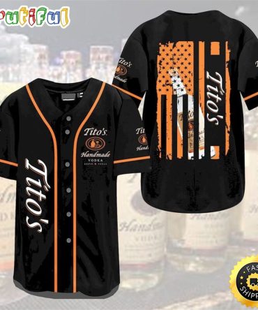 Flag Tito'S Vodka Baseball Jersey