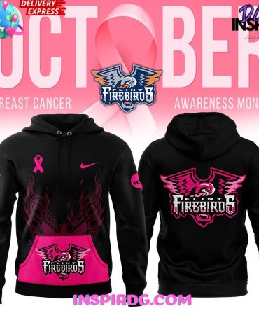 Flint Firebirds Breast Cancer 2024 Hoodie