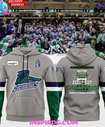 Florida Everblades 2024 Kelly Cup Champions Hoodie