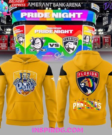 Florida Panthers Pride Night 2025 All Over Print Hoodie, 3D Hoodie