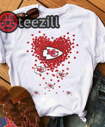 Flying Heart Stock Kansas City Chiefs Shirt