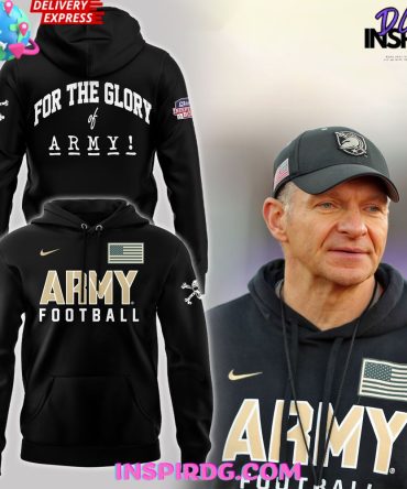 For The Glory Of Army Black Knights Special All Over Print Hoodie, 3D Hoodie