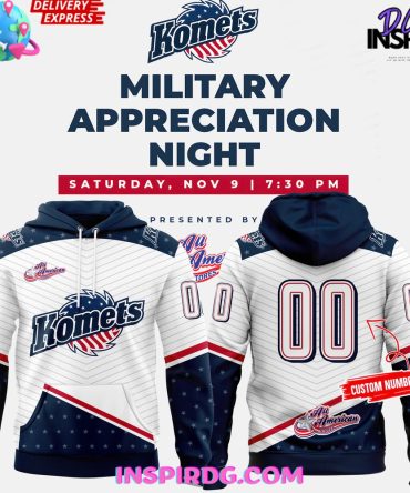 Fort Wayne Komets Military Appreciation Night 2024 Hoodie