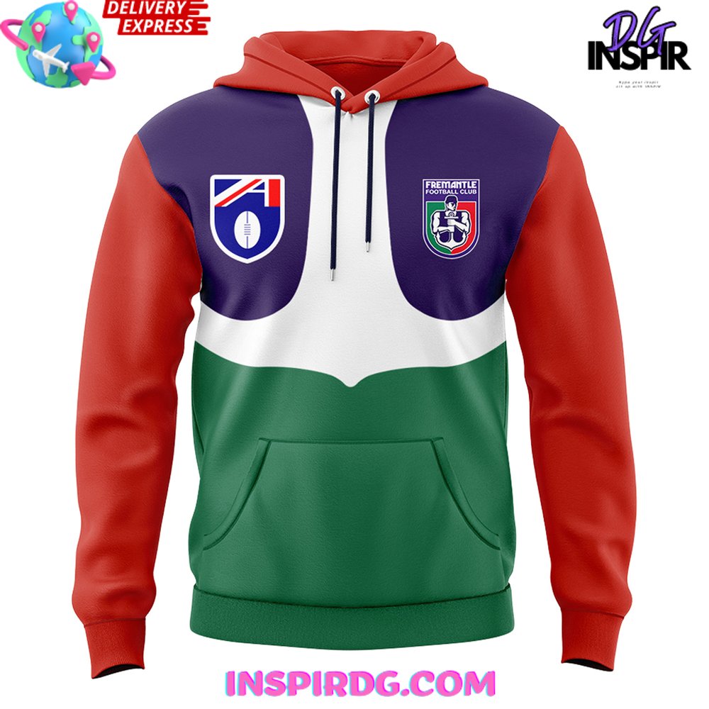 Fremantle Dockers Heritage Guernsey Hoodie - Image 2