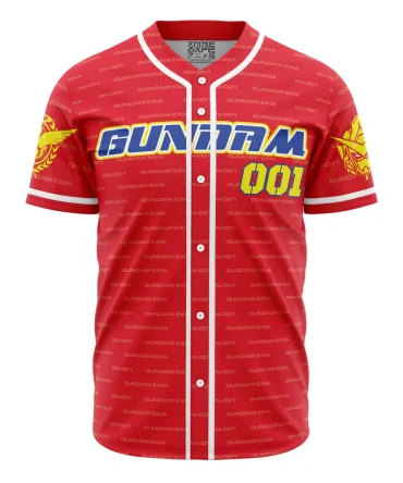Gn-001 Exia Gundam Baseball Jersey